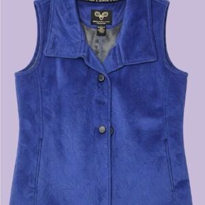 Mystic Women's Royal Blue Sleeveless Button Vest